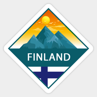 Finland Sticker, Helsinki Sticker